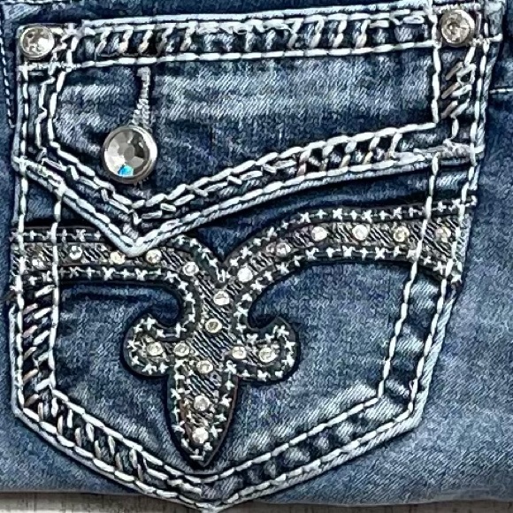 Rock Revival Barby Ankle Skinny Jean’s. Size 28 - Picture 6 of 7